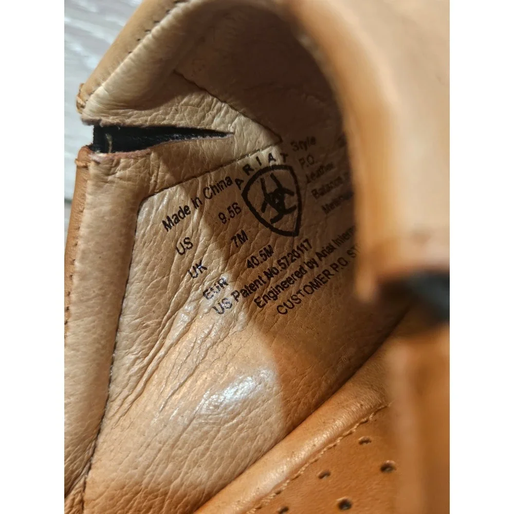 Ariat leather slide